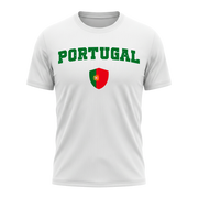 PORTUGAL Nation Active Performance Sportshirt White Edition