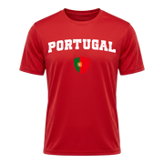 PORTUGAL Nation Active Performance Sportshirt Red Edition