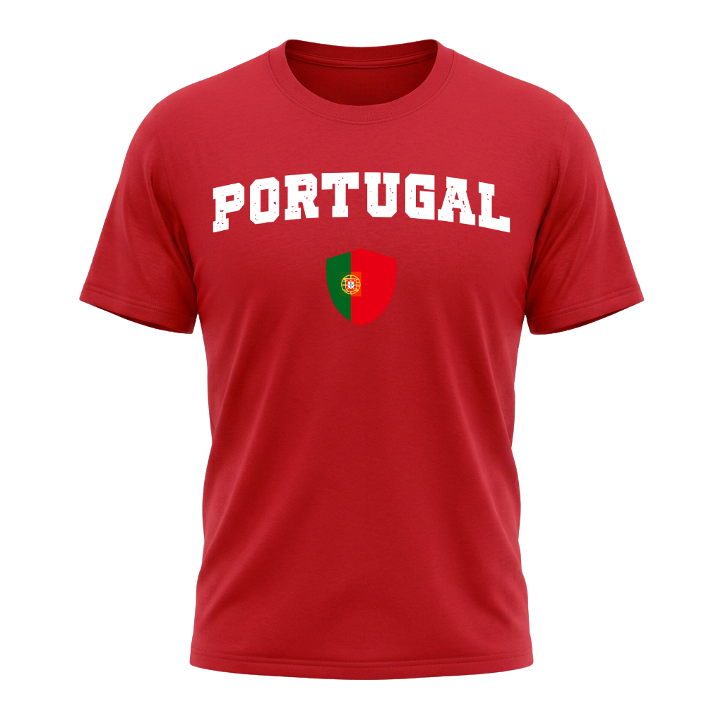 PORTUGAL – Premium Nation Fan T-Shirt – Red Edition