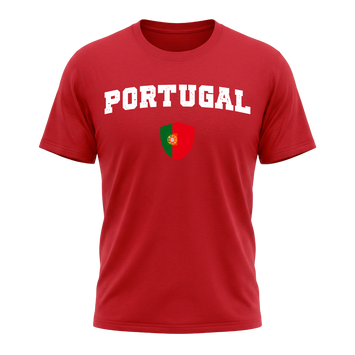 PORTUGAL – Premium Nation Fan T-Shirt – Red Edition