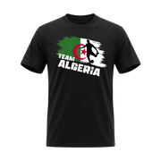 TEAM ALGERIA – Premium Fußball Fan T-Shirt – Black Edition