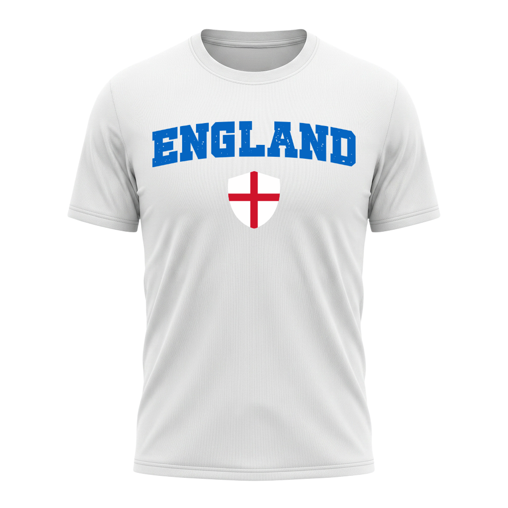 ENGLAND Nation Active Performance Sportshirt White Edition