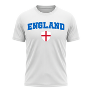 ENGLAND Nation Active Performance Sportshirt White Edition