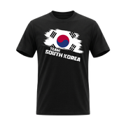 TEAM SOUTH KOREA – Premium Fußball Fan T-Shirt Black - Edition