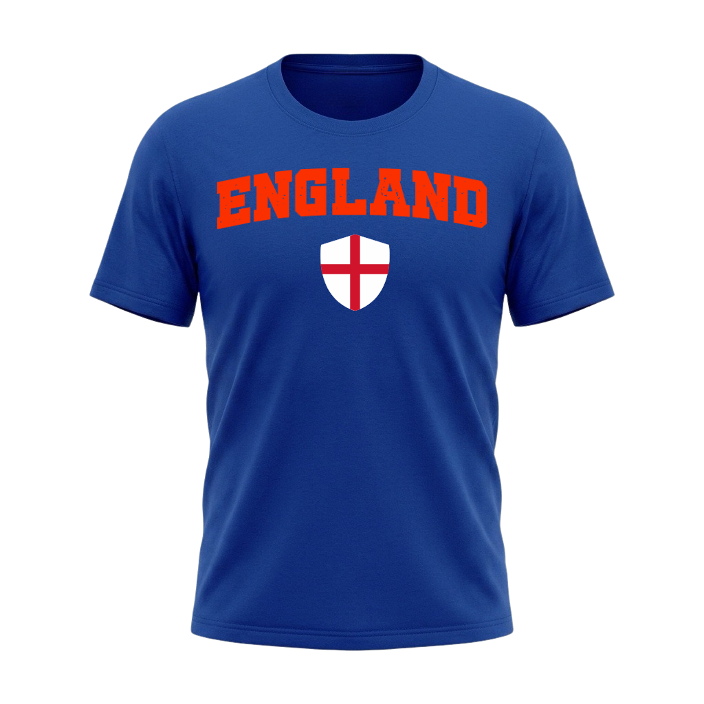ENGLAND – Premium Nation Fan T-Shirt – Blue Edition