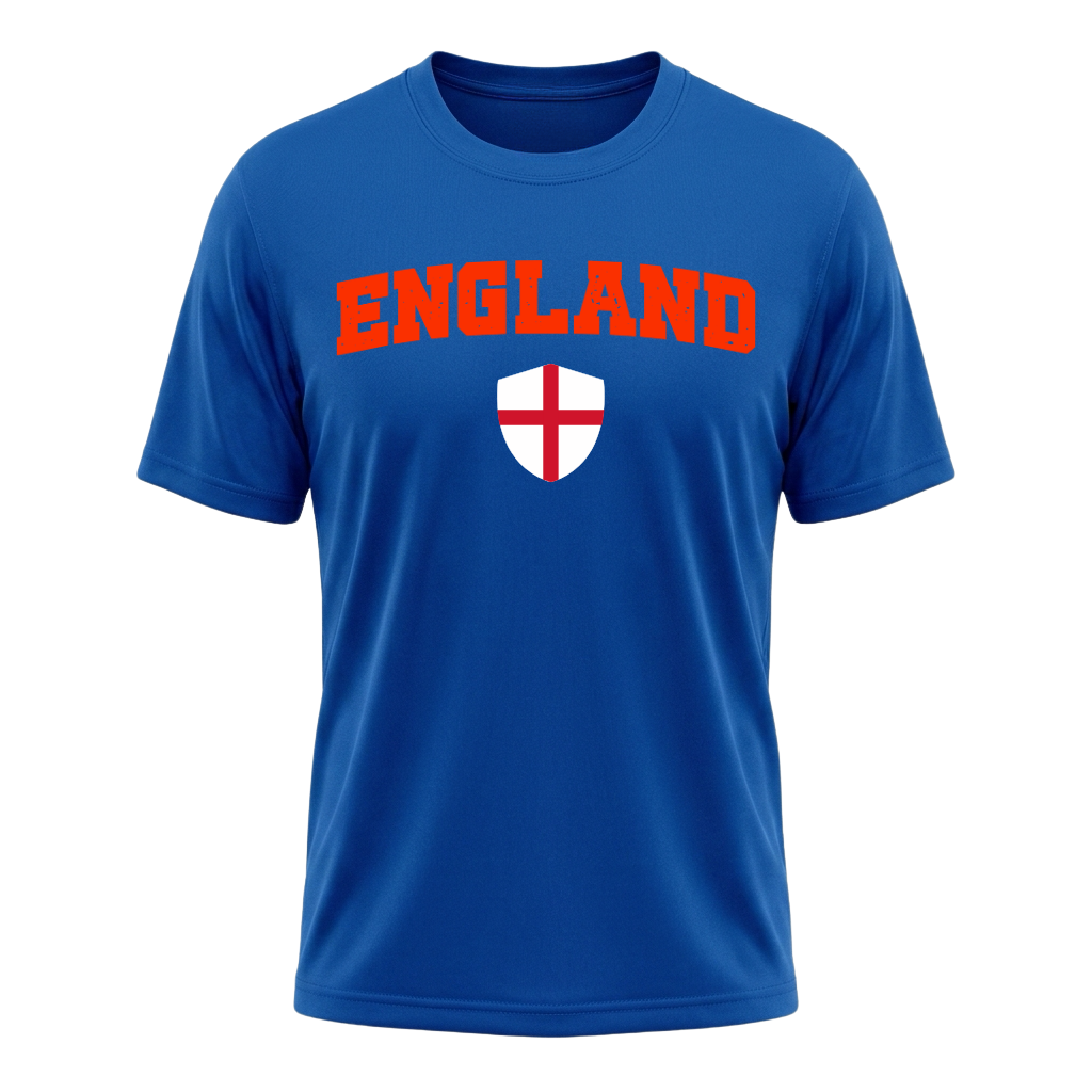 ENGLAND Nation Active Performance Sportshirt Blue Edition