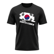 TEAM SOUTH KOREA – Active Performance Sportshirt – Black Edition