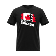TEAM CANADA – Premium Fußball Fan T-Shirt – Black Edition