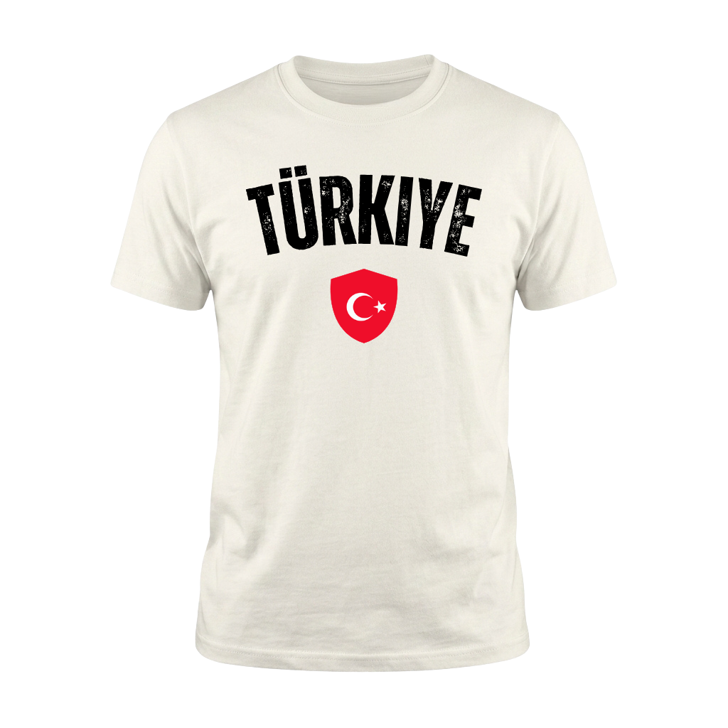 TÜRKIYE –Premium Nation Fan T-Shirt – White Edition