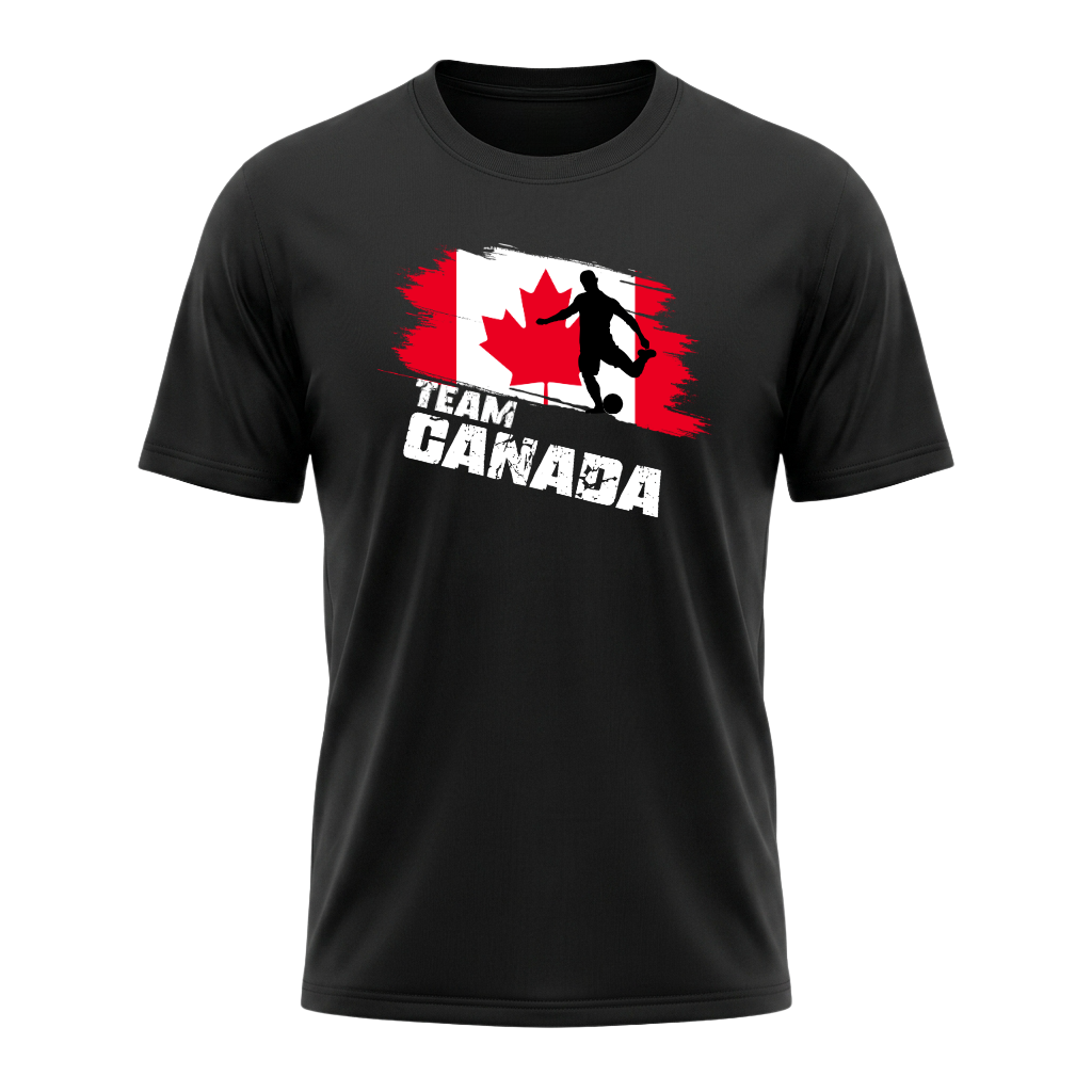 TEAM CANADA – Active Performance Sportshirt – Black Edition