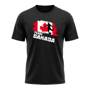 TEAM CANADA – Active Performance Sportshirt – Black Edition