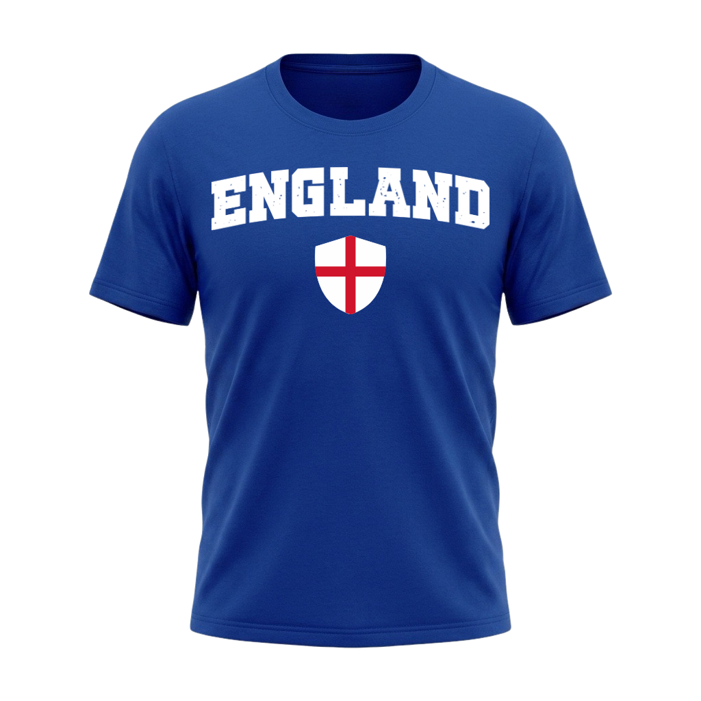 ENGLAND– Premium Nation Fan T-Shirt – Blue Edition