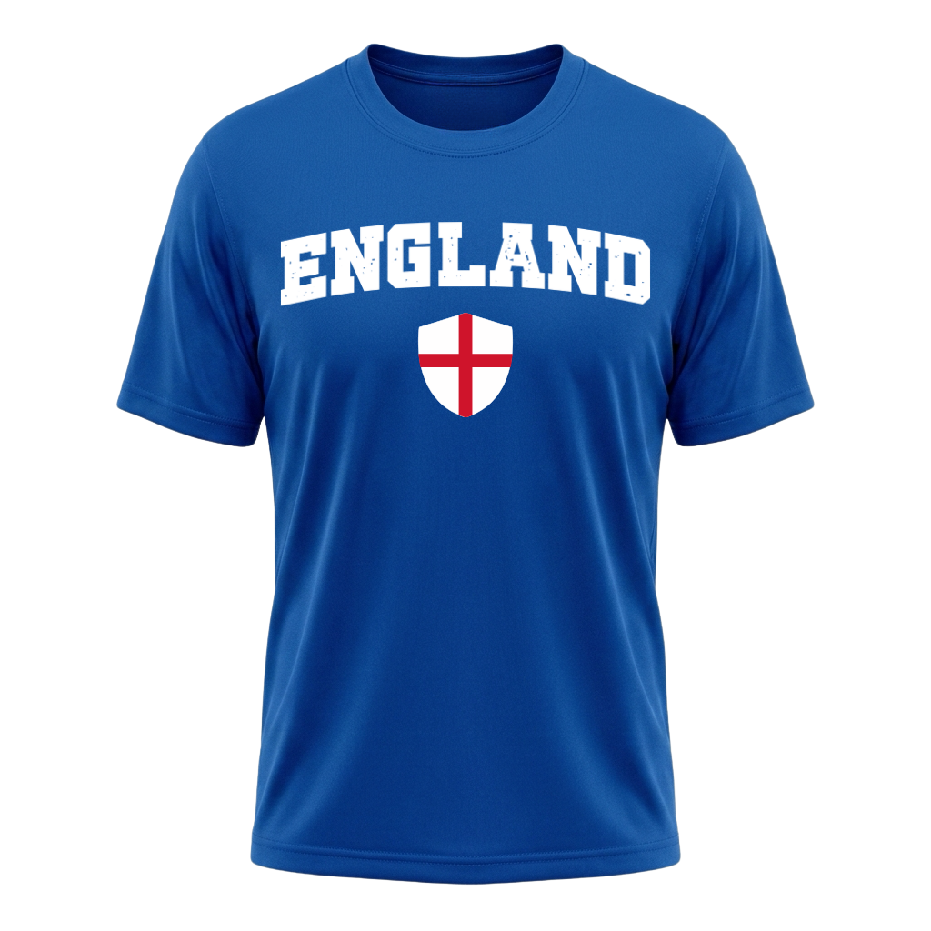 ENGLAND Nation Active Performance Sportshirt Blue-Edition