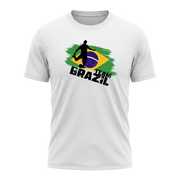 TEAM BRAZIL – Active Performance Sportshirt – White Edition