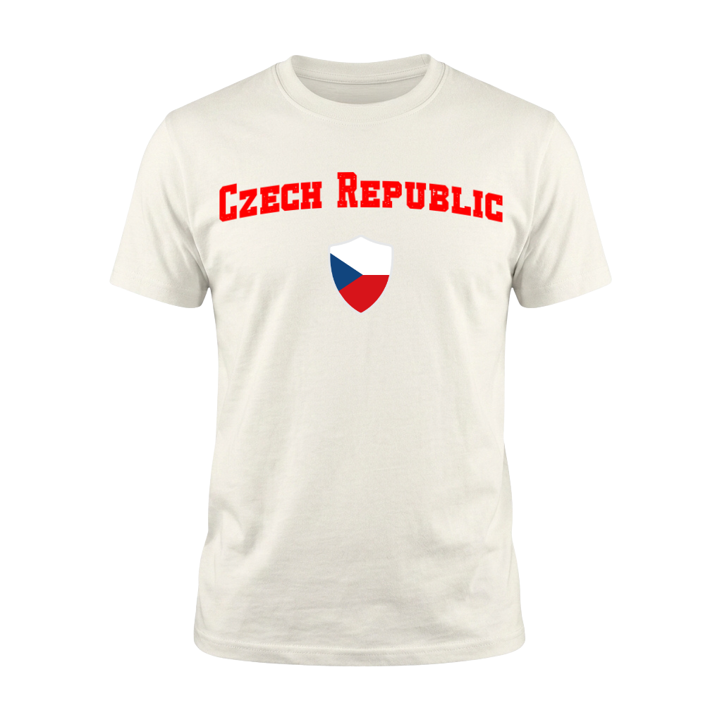 CZECH REPUBLIC – Premium Nation Fan T-Shirt – White Edition