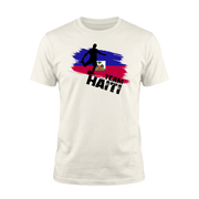 TEAM HAITI – Premium Fußball Fan T-Shirt – White Edition
