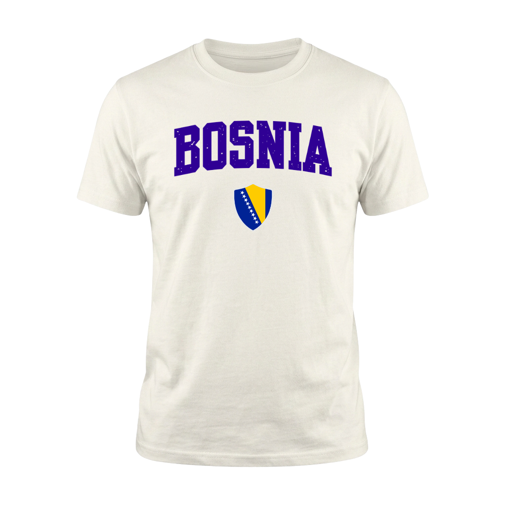 BOSNIA – Premium Nation Fan T-Shirt – White Edition