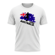 TEAM AUSTRALIA – Active Performance Sportshirt – White Edition