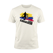 TEAM EQUADOR – Premium Fußball Fan T-Shirt – White Edition