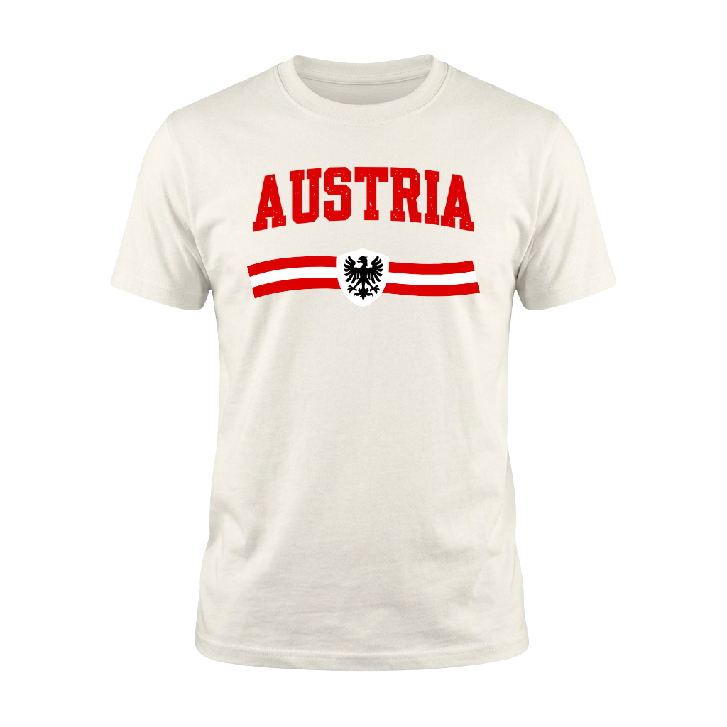 AUSTRIA– Premium Nation Fan T-Shirt – White Edition
