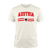 AUSTRIA– Premium Nation Fan T-Shirt – White Edition
