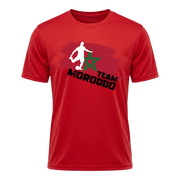 TEAM MOROCCO – Active Performance Sportshirt – Red Edition