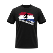TEAM NETHERLANDS – Premium Fußball Fan T-Shirt – Black Edition