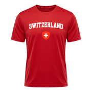 SWITZERLAND – Premium Nation Fan T-Shirt – Red Edition