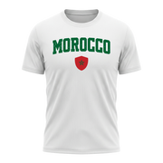 MOROCCO Nation Active Performance Sportshirt White Edition