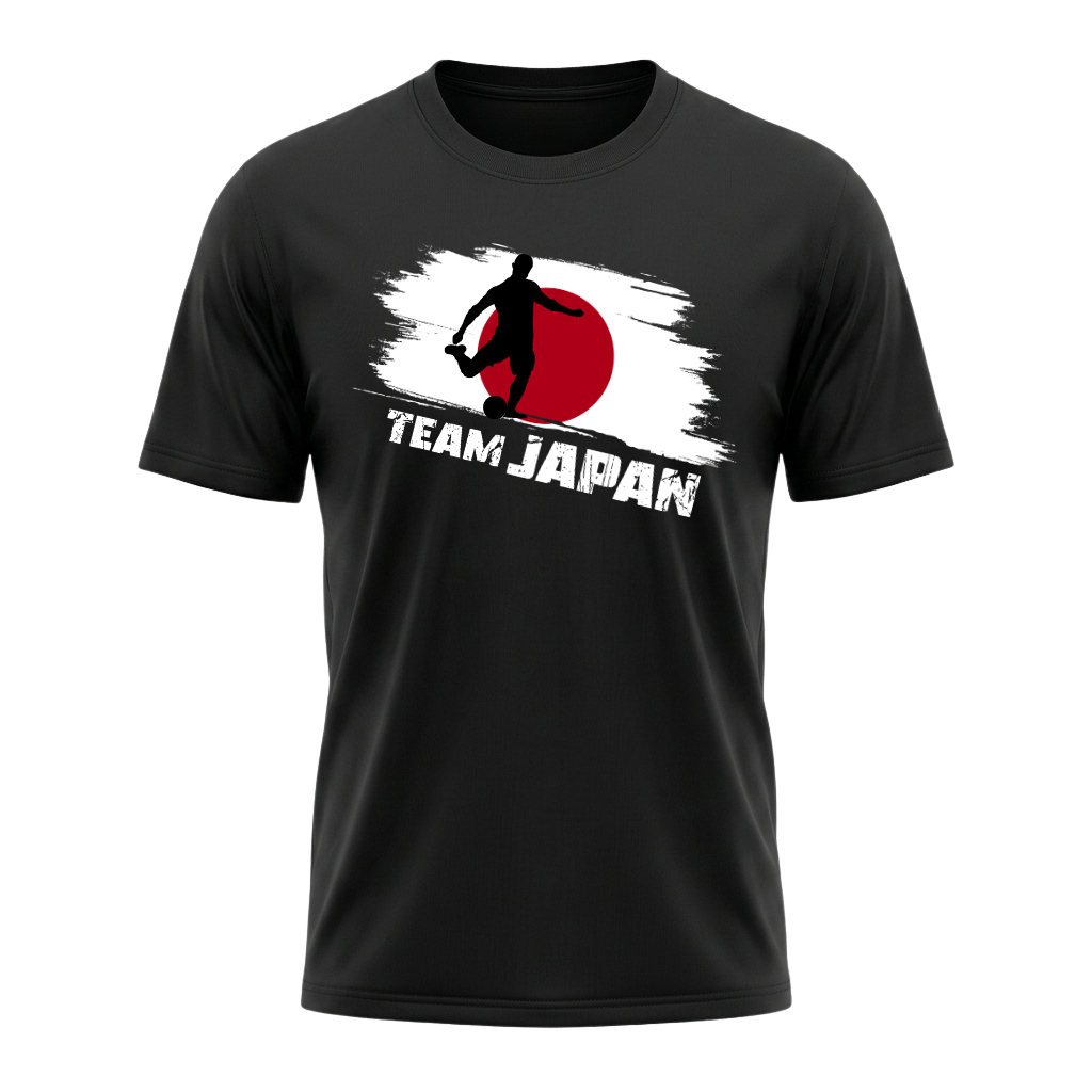 TEAM JAPAN – Active Performance Sportshirt – Black Edition