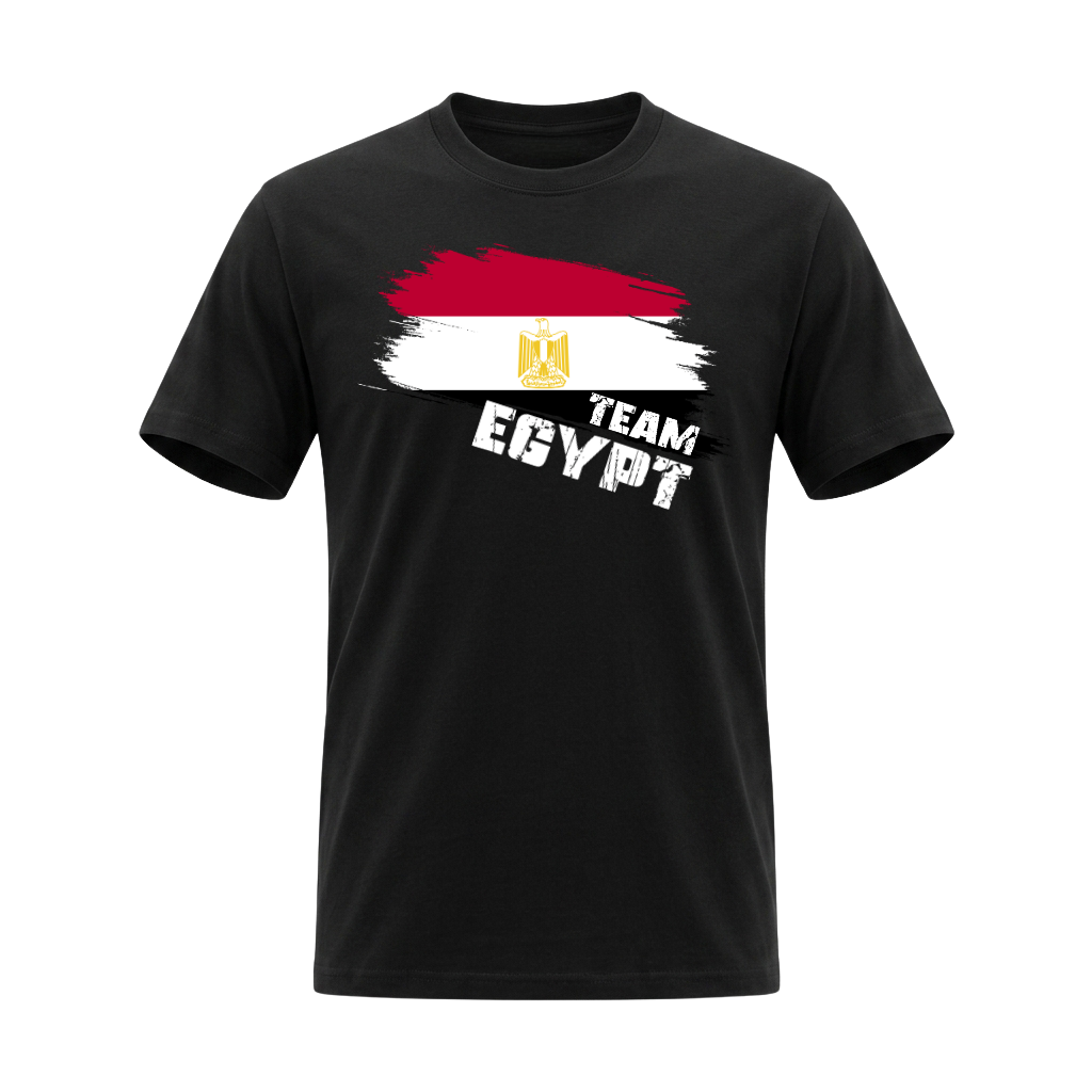 TEAM EGYPT – Premium Fußball Fan T-Shirt – Black Edition
