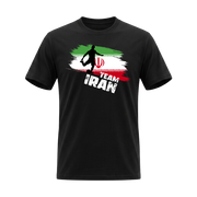 TEAM IRAN – Premium Fußball Fan T-Shirt – Black Edition