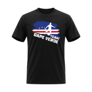 TEAM CAPE VERDE – Premium Fußball Fan T-Shirt – Black Edition