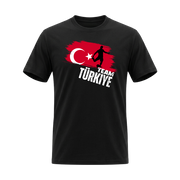 TEAM TÜRKIYE – Premium Fußball Fan T-Shirt – Black Edition