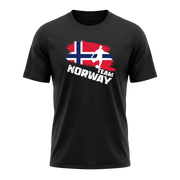 TEAM NORWAY – Active Performance Sportshirt – Black Edition
