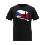 TEAM CZECH REPUBLIC – Premium Fußball Fan T-Shirt Black - Edition