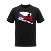 TEAM CZECH REPUBLIC – Premium Fußball Fan T-Shirt Black - Edition