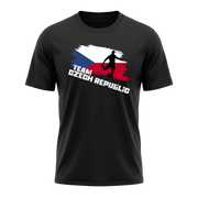 TEAM CZECH REPUBLIC – Active Performance Sportshirt – Black Edition