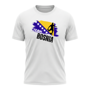 TEAM BOSNIA – Active Performance Sportshirt – White Edition