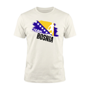 TEAM BOSNIA – Premium Fußball Fan T-Shirt White - Edition