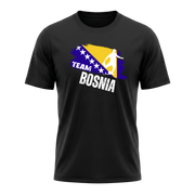 TEAM BOSNIA – Active Performance Sportshirt – Black Edition