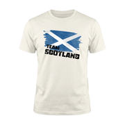 TEAM SCOTLAND – Premium Fußball Fan T-Shirt White - Edition