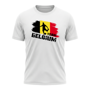 TEAM BELGIUM – Active Performance Sportshirt – White Edition