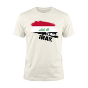 TEAM IRAK – Premium Fußball Fan T-Shirt White - Edition