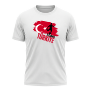 TEAM TÜRKIYE – Active Performance Sportshirt – White Edition