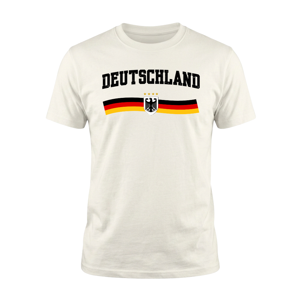 DEUTSCHLAND – Premium Nation Fan T-Shirt – White Edition