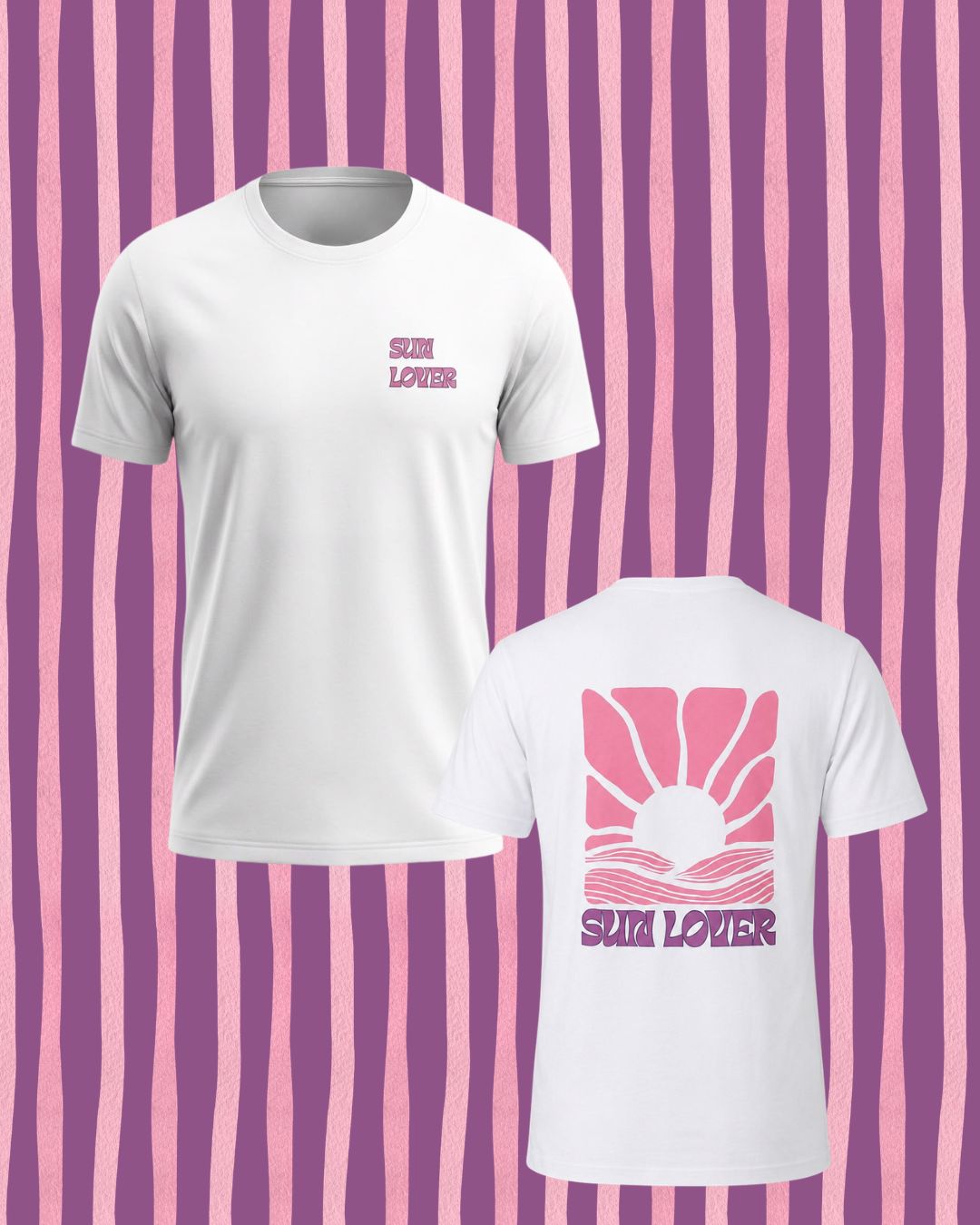 SUN LOVER – Premium Sommer T-Shirt | 100% Baumwolle | Damen, Herren & Kinder