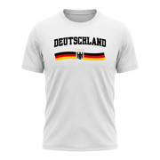 DEUTSCHLAND Nation Active Performance Sportshirt White Edition