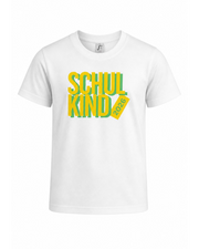 Kinder T-Shirt "SCHULKIND 2026" – Perfekt zur Einschulung | Jungen & Mädchen Motiv Gelb