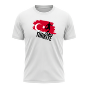 TEAM TÜRKIYE– Active Performance Sportshirt – White Edition